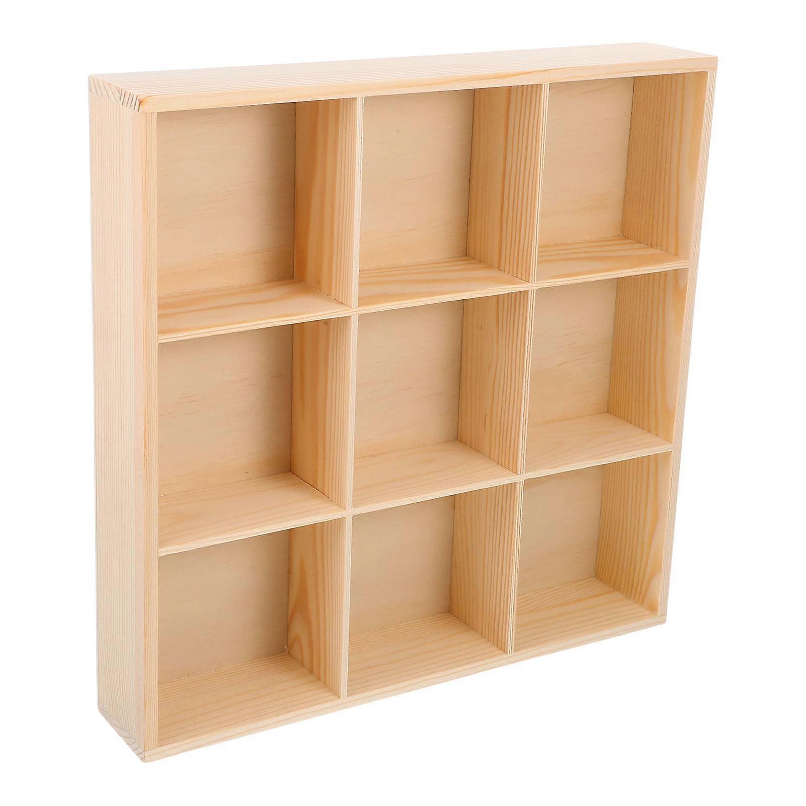 Underwear Drawer Organizer Wooden Box for Storage with Multi Compartments