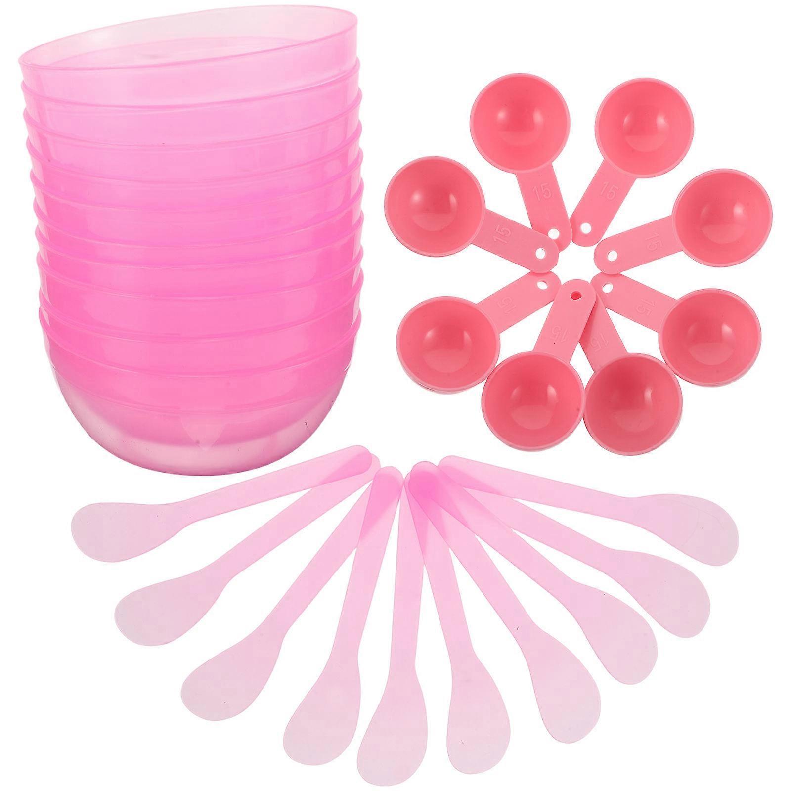 Mask Mixing Bowl Set Facial Mask Mixing Set for Home Use 10Sets