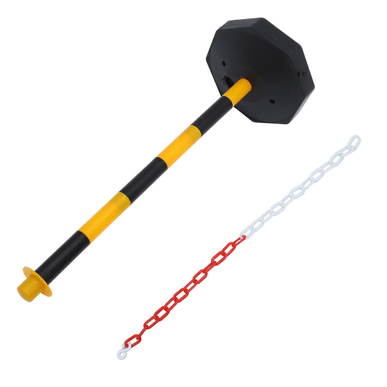 Outdoor Use Warning Column Traffic Delineator Post for Safety 1Set