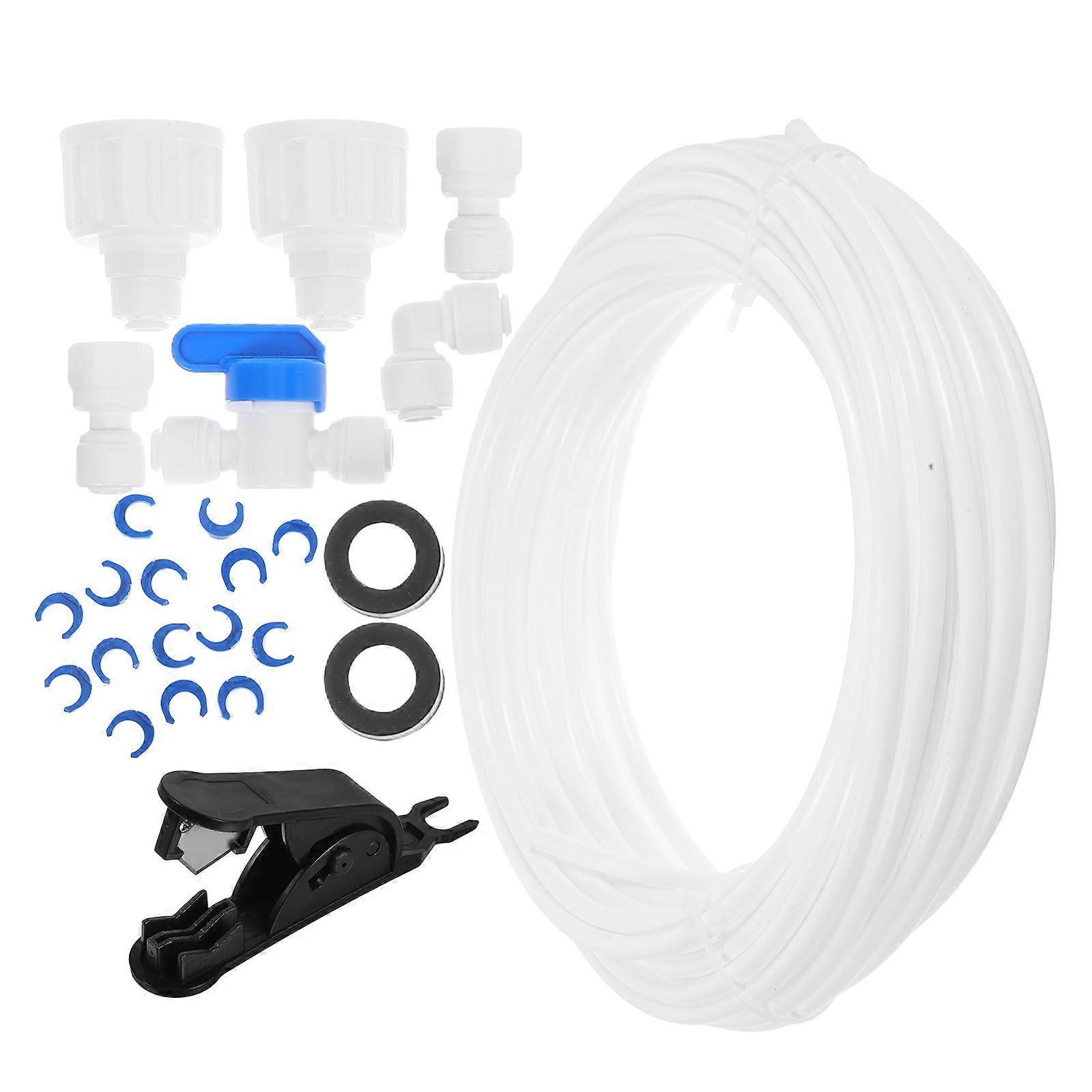 Ice Maker Connection Kit for Refrigerator Suitable for Households and Businesses POM Material White Stable Water Supply 1 Set