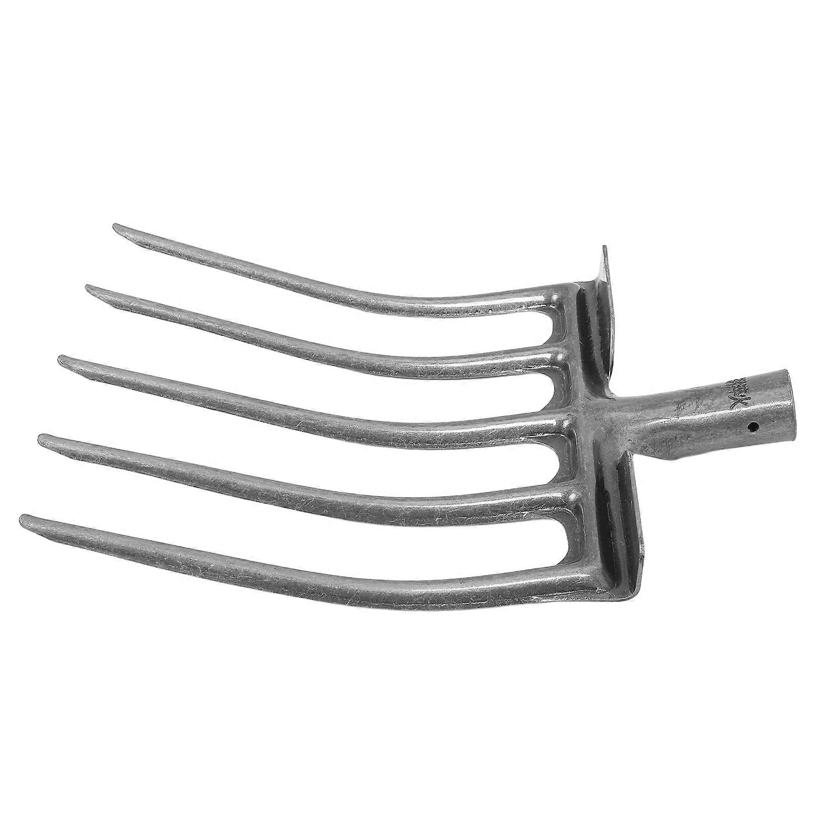 Durable Steel Fork Head for Home Use with Multitooth Design Silver Color Efficient for Various Tasks