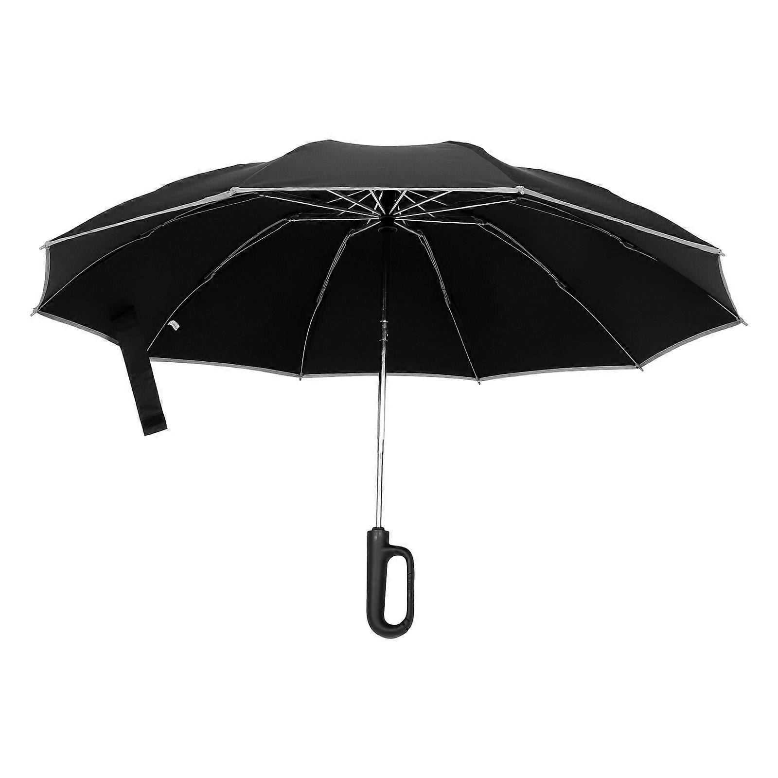Travel Ring Buckle Umbrella for Rain Use 2Pcs Automatic Windproof Portable Umbrella