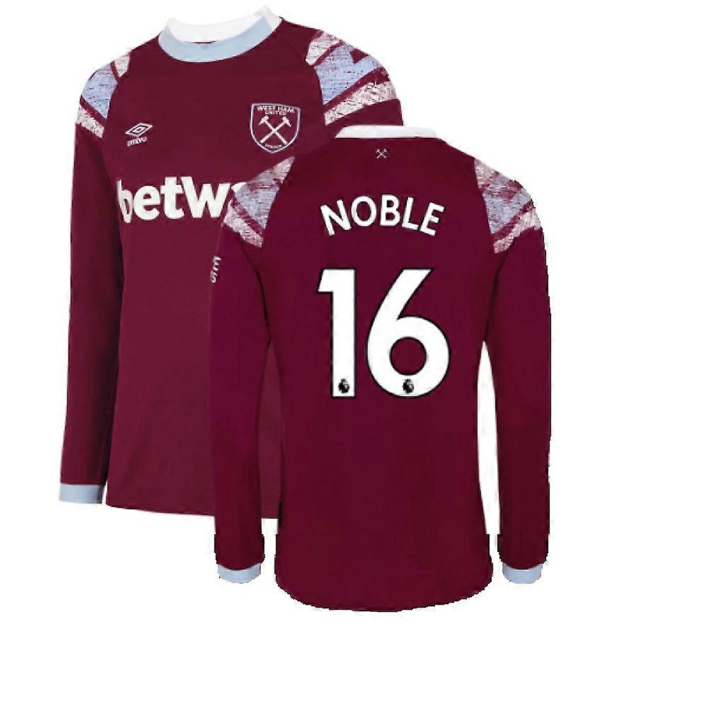 2022-2023 West Ham Maillot domicile à manches longues (NOBLE 16)