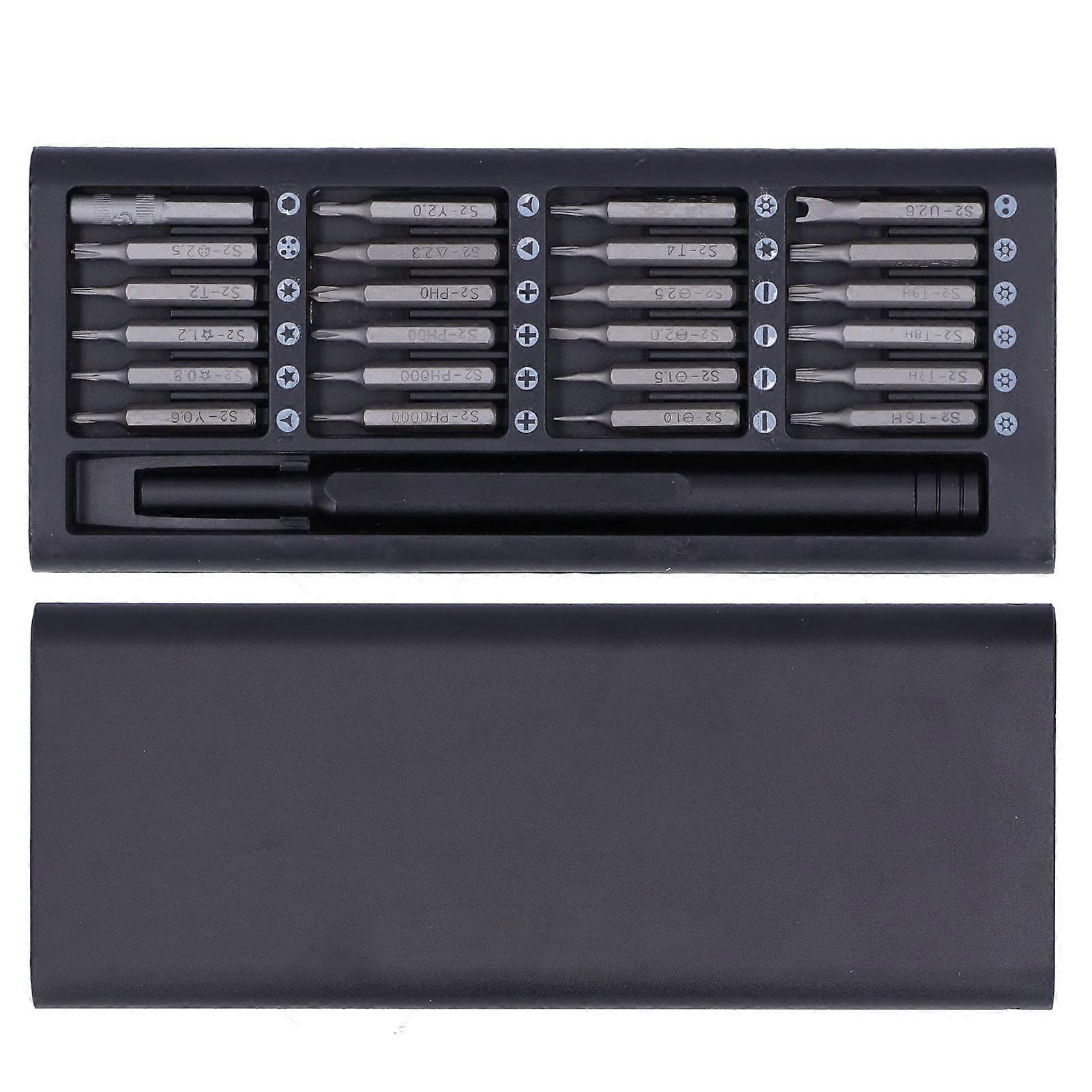 25 in 1 Precision Screwdriver Set with 24 Bits and Ergonomic Grip for Phone Laptop Glasses