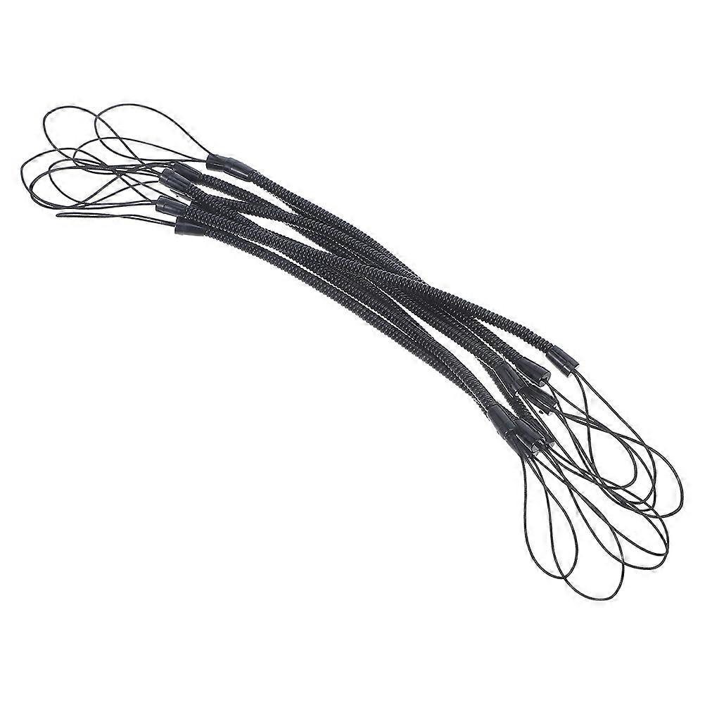 Black Elastic Tether for Stylus Pens 12Pcs Plastic Stylus Pen Ropes