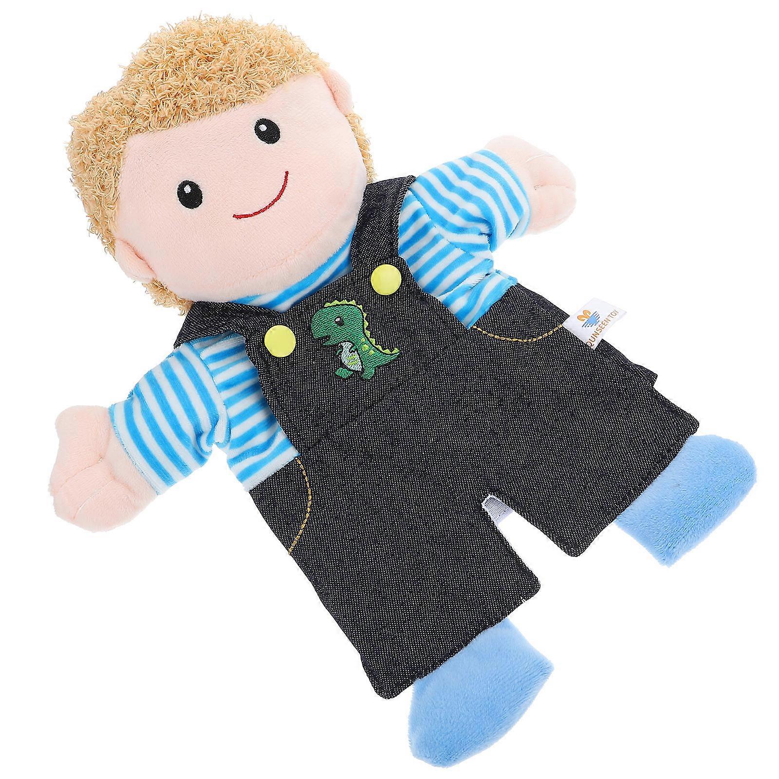 Q Version Family Boy Hand Puppet Toy for Educational Use