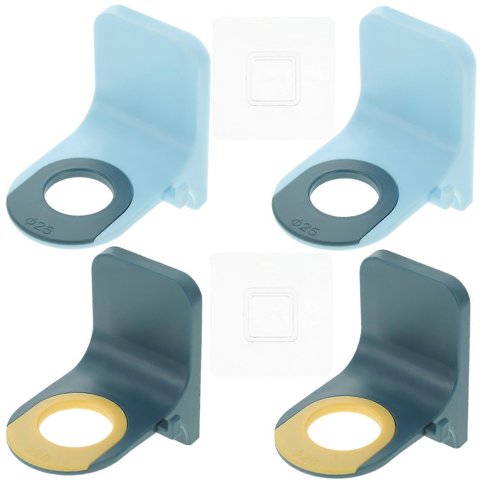 Bathroom Gadgets ABS Shampoo Storage Rack for Shower Wall 4Pcs