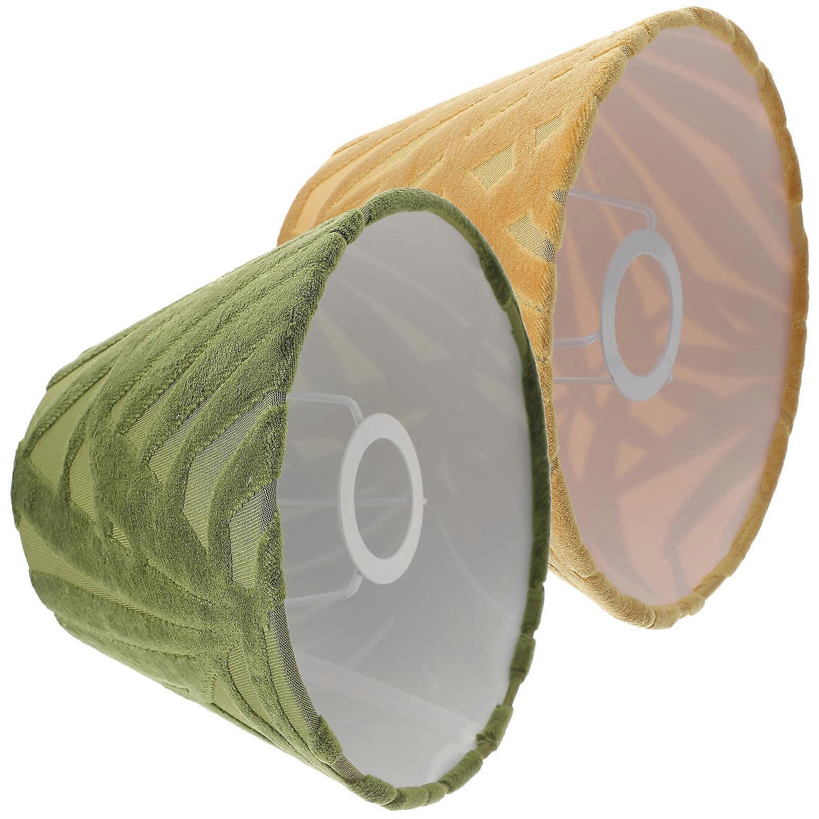Lamp Shades Replacement Fabric Lamp Shade for Decor 2Pcs