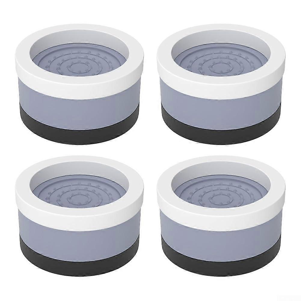 Furniture Risers 4pcs Light Blue 5.5cm Non Slip and Vibration Reducing Bed Risers for Extra Storage