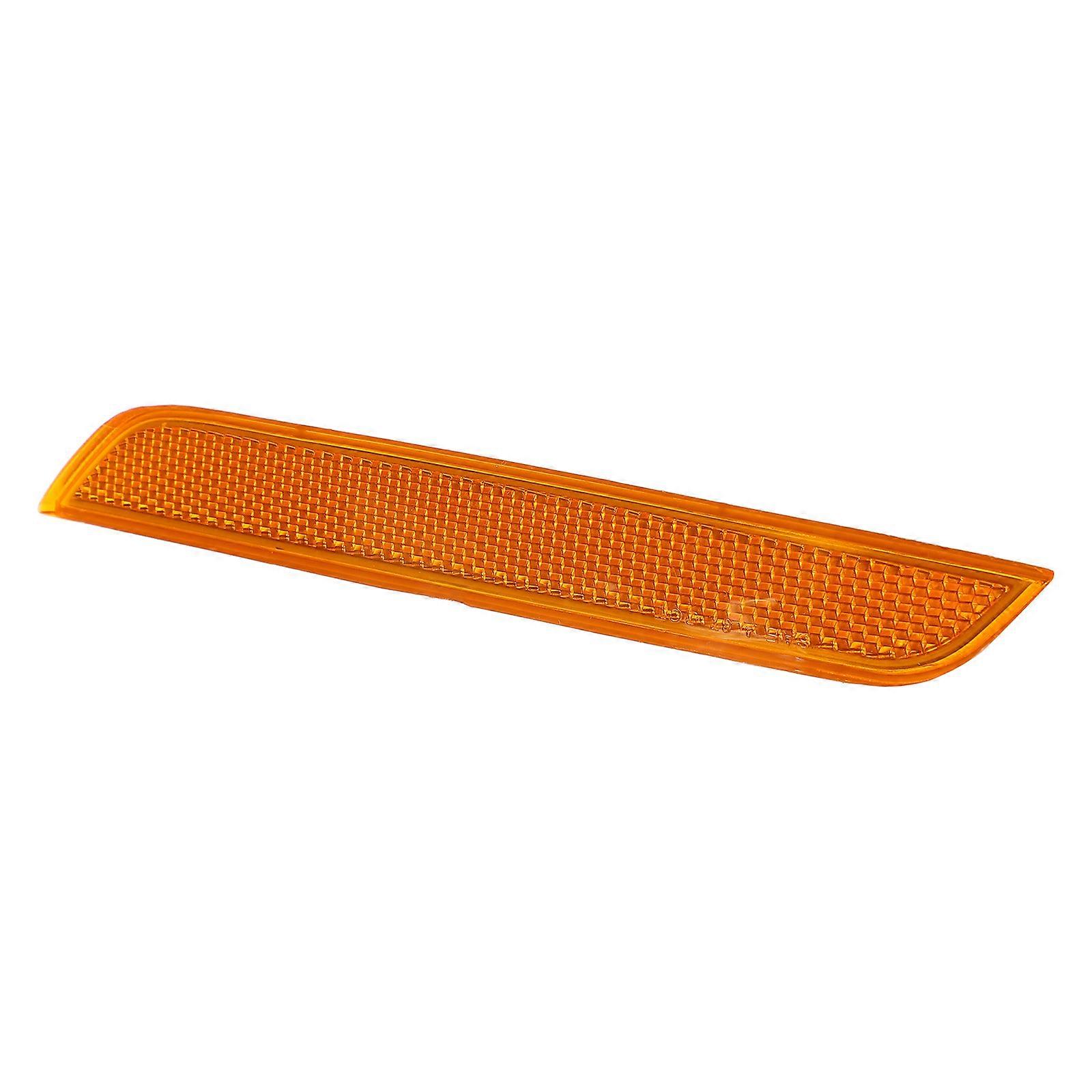 Front Bumper Reflector Lamps for Car Use 5Pcs Orange Plastic Replacement Set