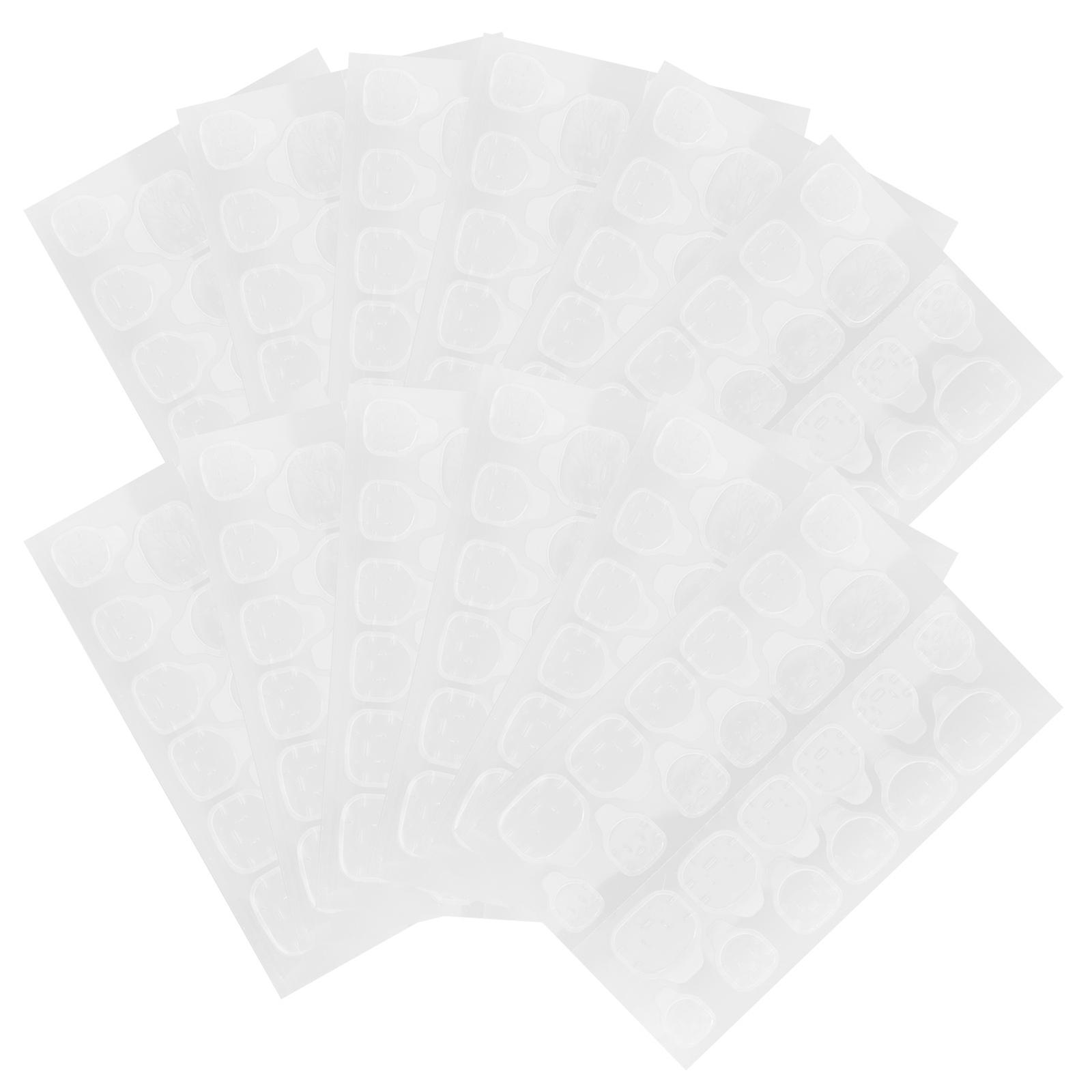 Beautiful Pink Nail Art Glue Double-Sided Nails for 15Sheets Practical Use