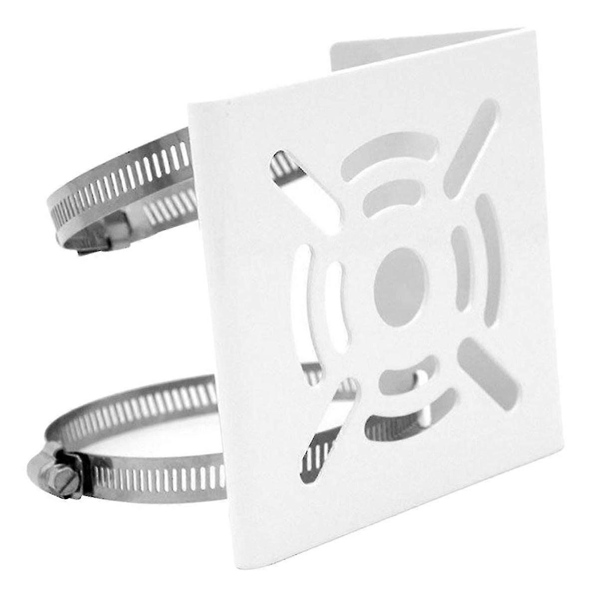 Post bracket Outdoor post bracket Hoop bracket Cross bar pole bracket(White)(1pcs)