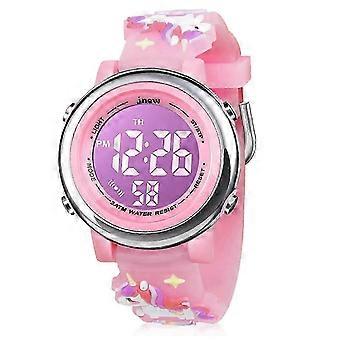 Digital Watch for Kids, 3D Cartoon Sports Timepiece with Date Function for Boys and Girls Aged 3-10
