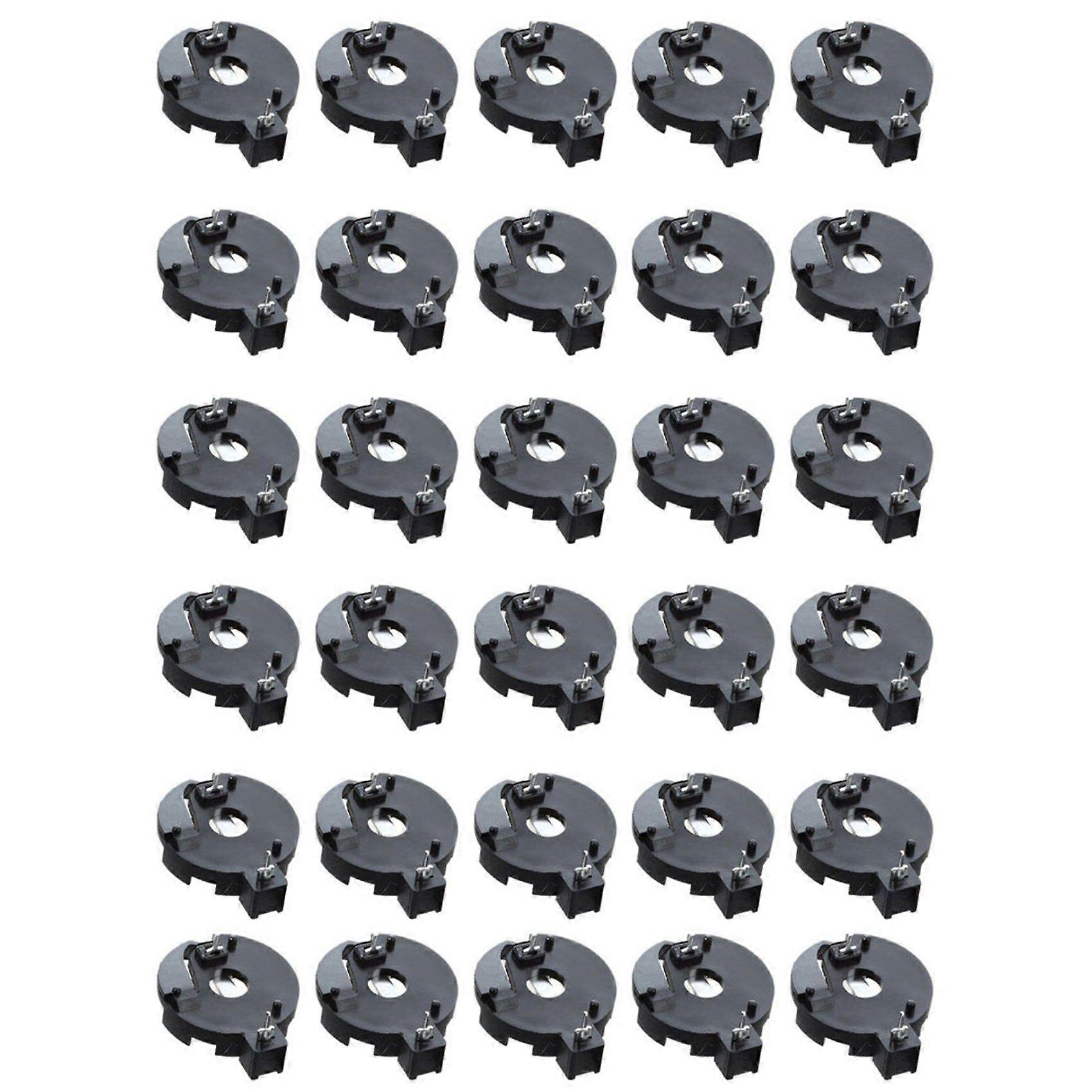 CR2016 2025 2032 Coin Cell Button Battery Holder Socket Black 30 Pcs