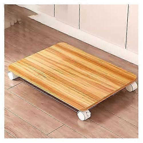 Printer Stand with Lockable Wheels, 1Tier Under Desk Rolling Cart for Home Office Storage