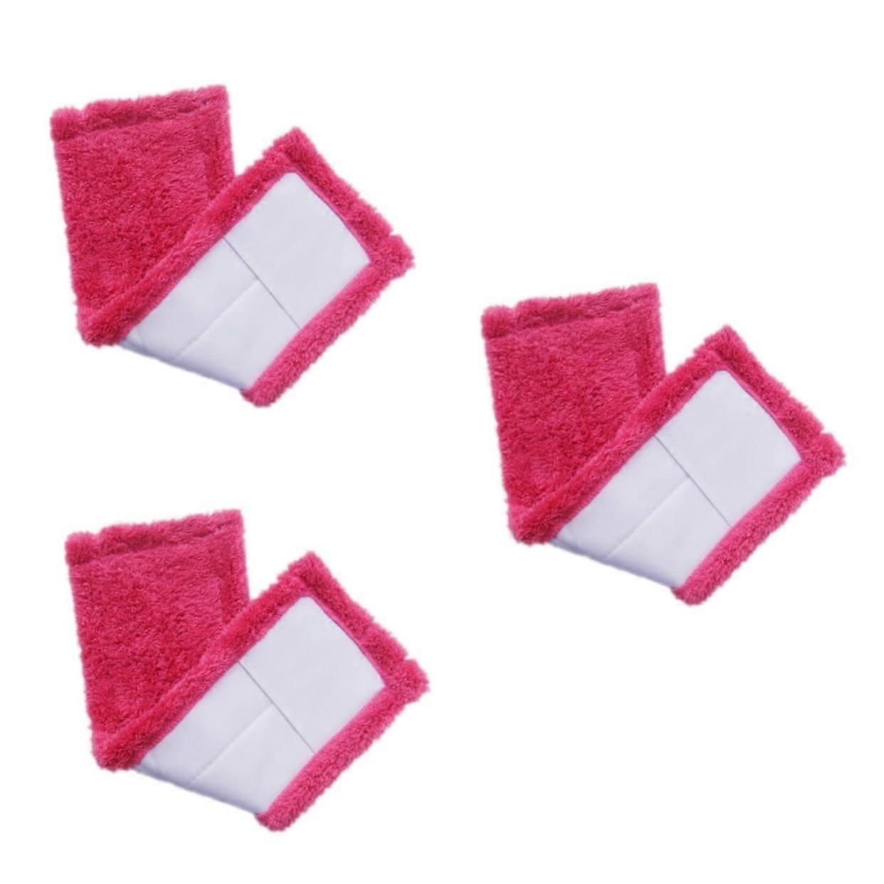 3pcs Microfiber Mop Refill Pads DualSided Chenille Replacement for Hardwood Tile Laminate Floors