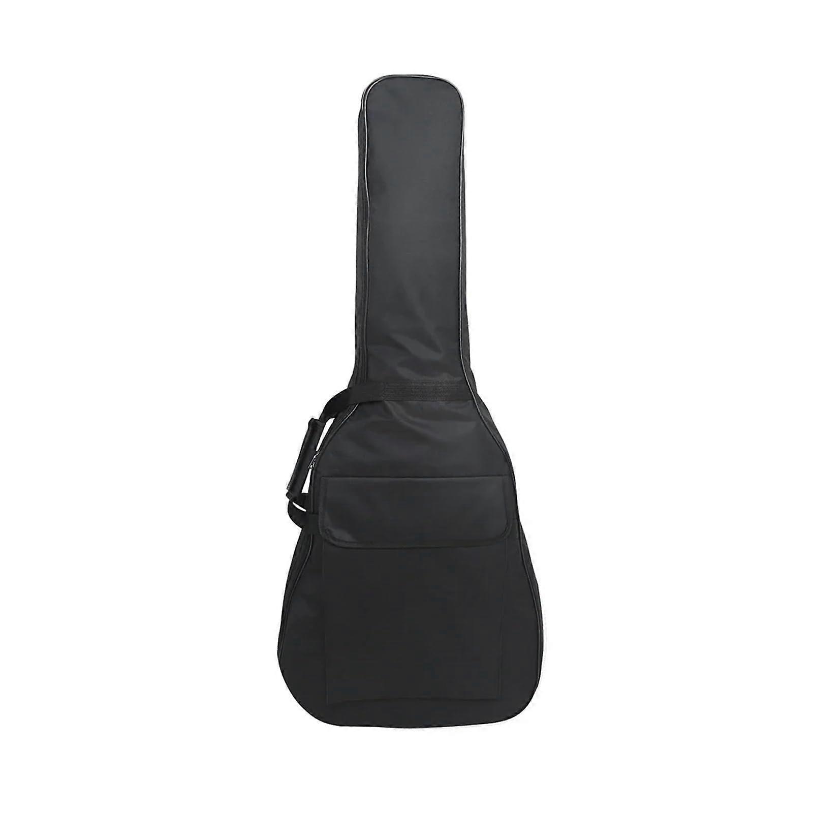 41 Inch Acoustic Guitar Case with ImpactResistant Padding, WaterResistant Polyester Backpack