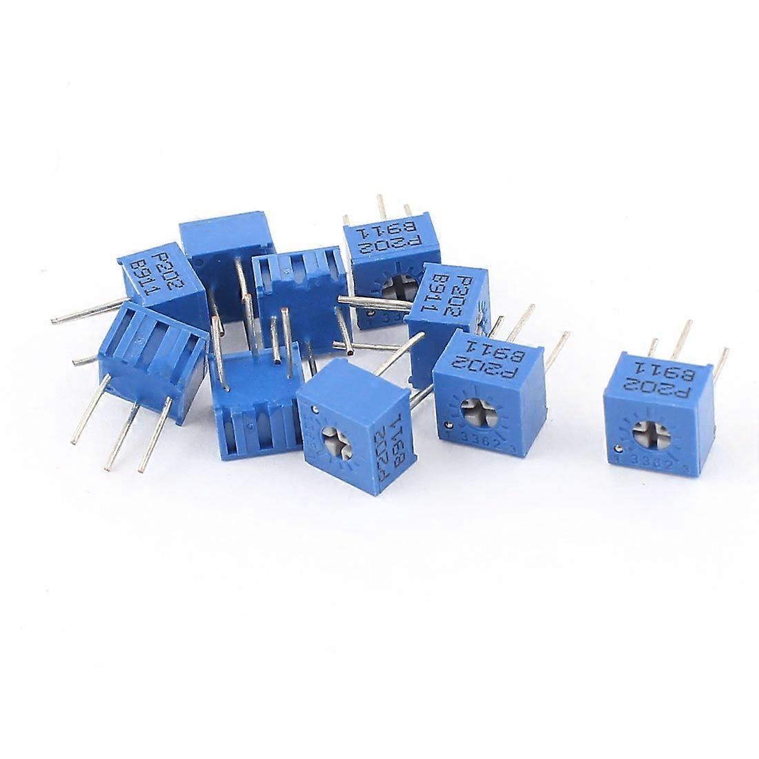 3362P202 Potentiometer 2K Ohm Adjustable Trimmer Variable Resistor for Circuit Control 10Pcs