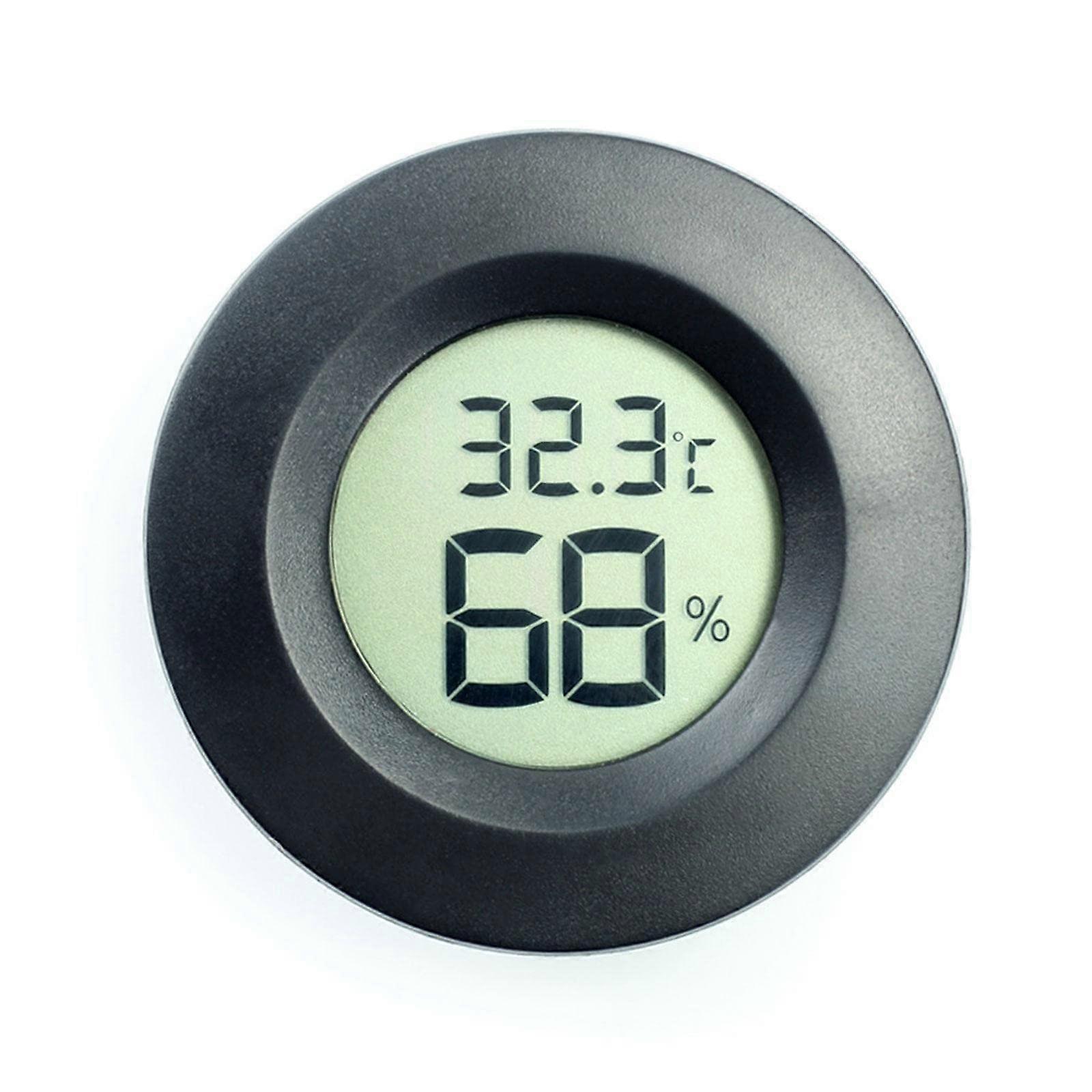 Mini LCD Digital Thermometer Hygrometer with Dual Units and Comfort Indicator for Indoor Use