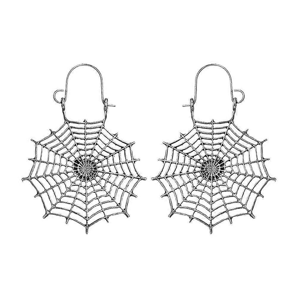 1Pair Spider Web Shape Earrings Simple Style Ear Accessories Women Eardrops