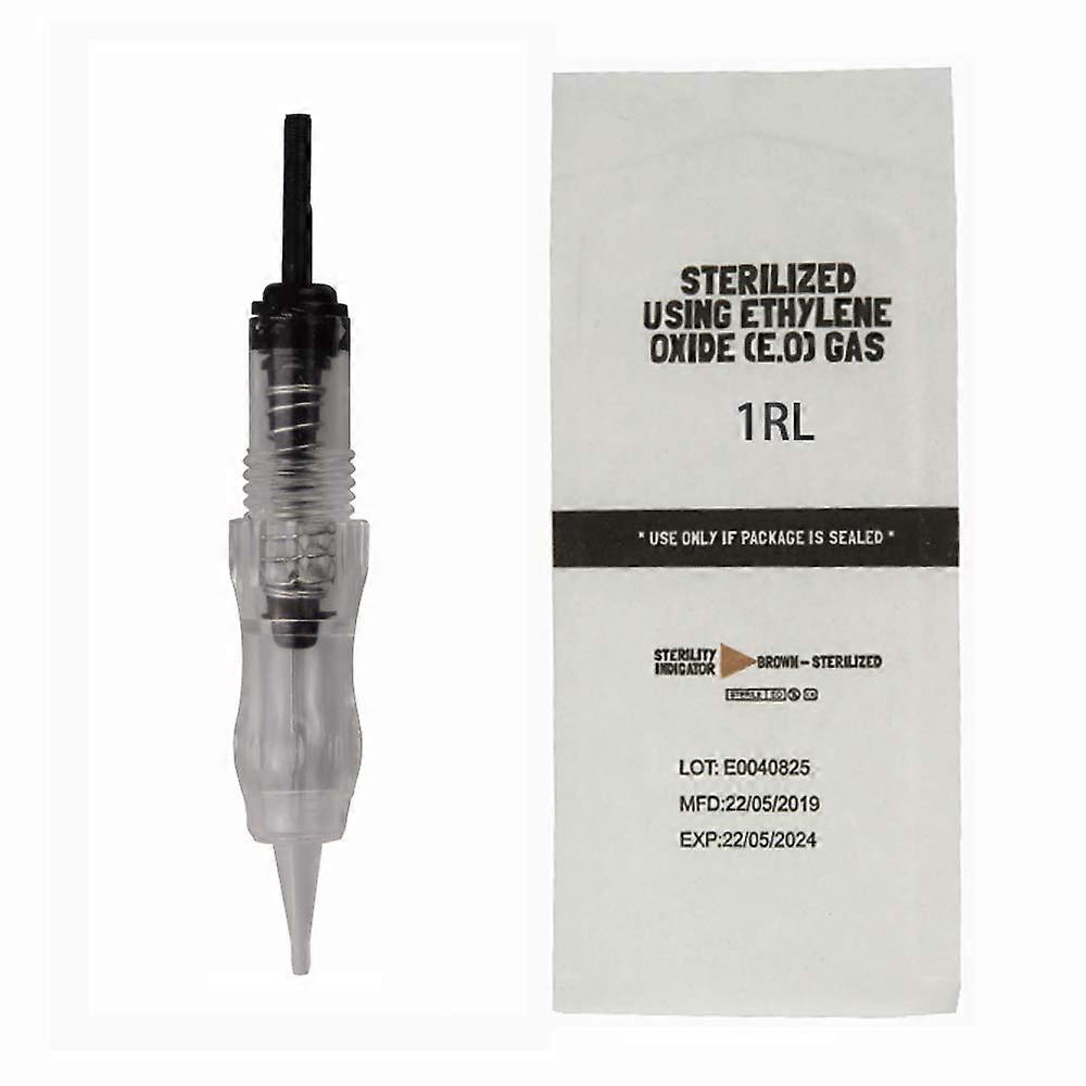 Permanent Makeup Cartridge Needles 1P 0.30mm Screw Thread for Precise Eyeliner Microblading 20PCS