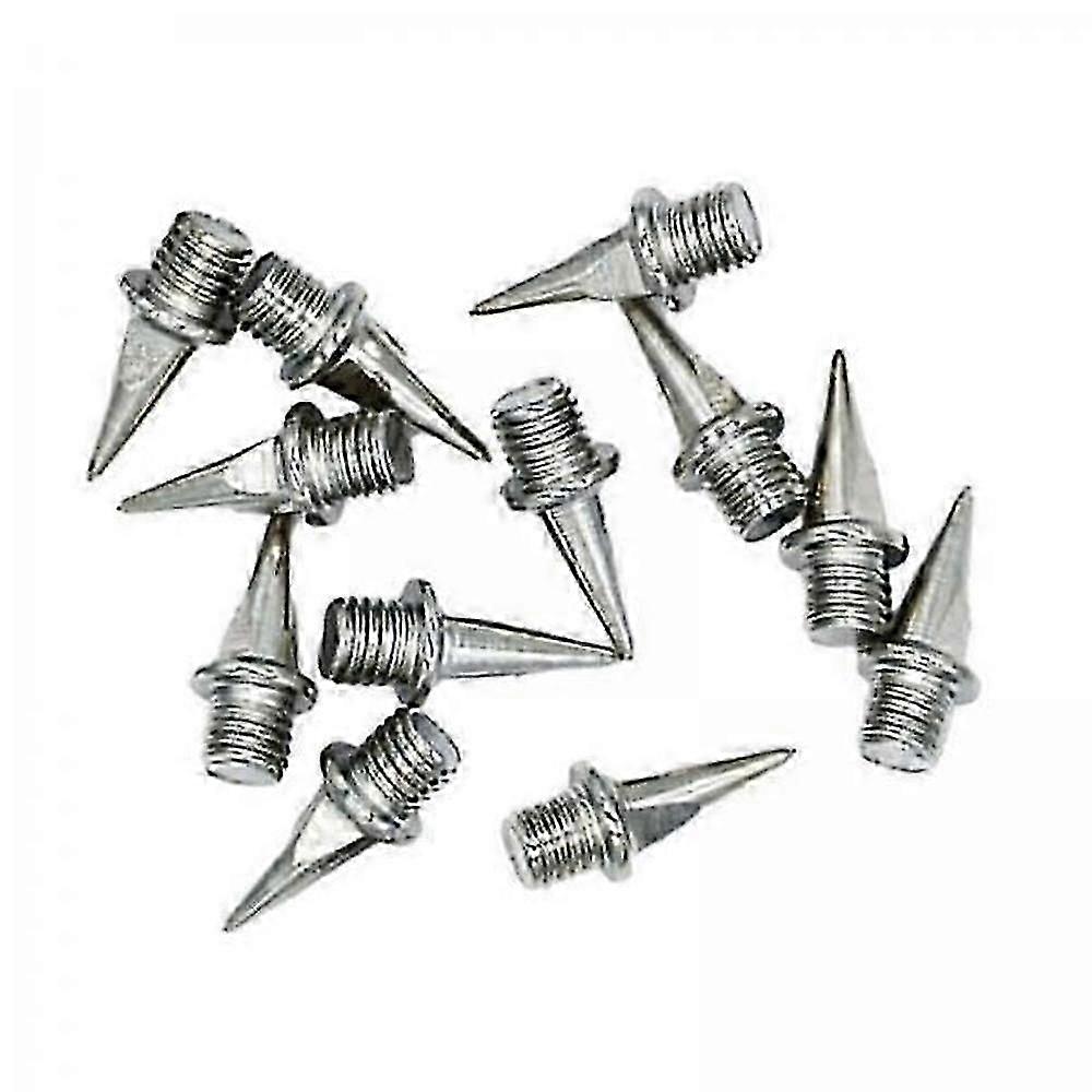 12-Pack M4.8 Thread Steel Track & Field Starting Block Spikes