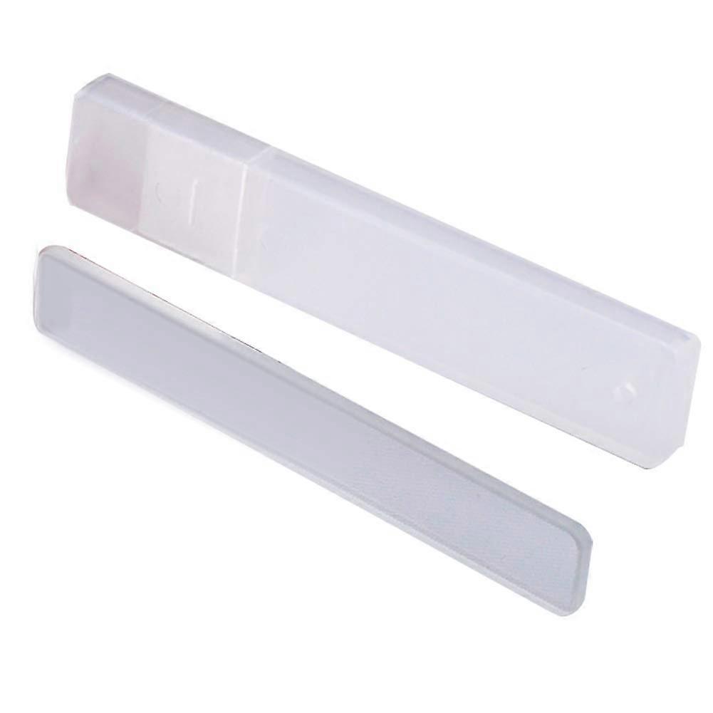 Glass Nail File with Protective Case for Precise Nail Smoothing and Detailed Tip Shaping