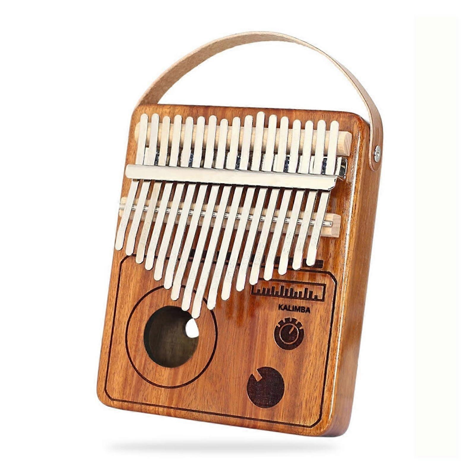 Kalimba Thumb Piano 21 Key Solid Wood Beginner Instrument with Consistent Sound Quality