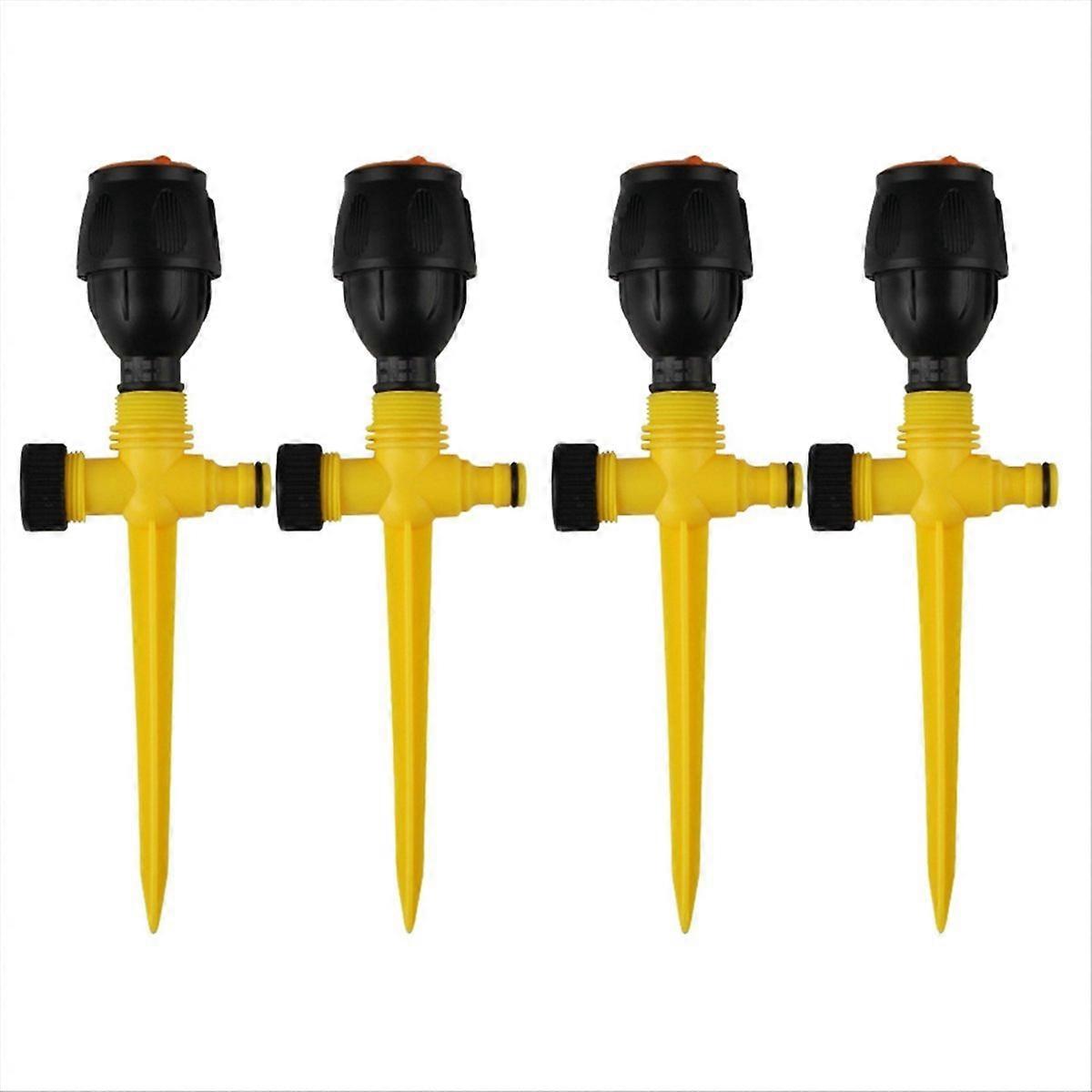 4PCS Rotating Tripod Sprinkler Automatic Rotating Irrigation Watering