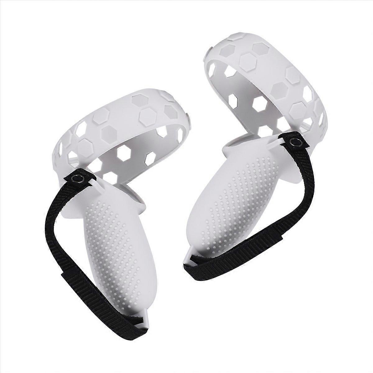 VR Handle Silicone Protective Cover for Strap(White)