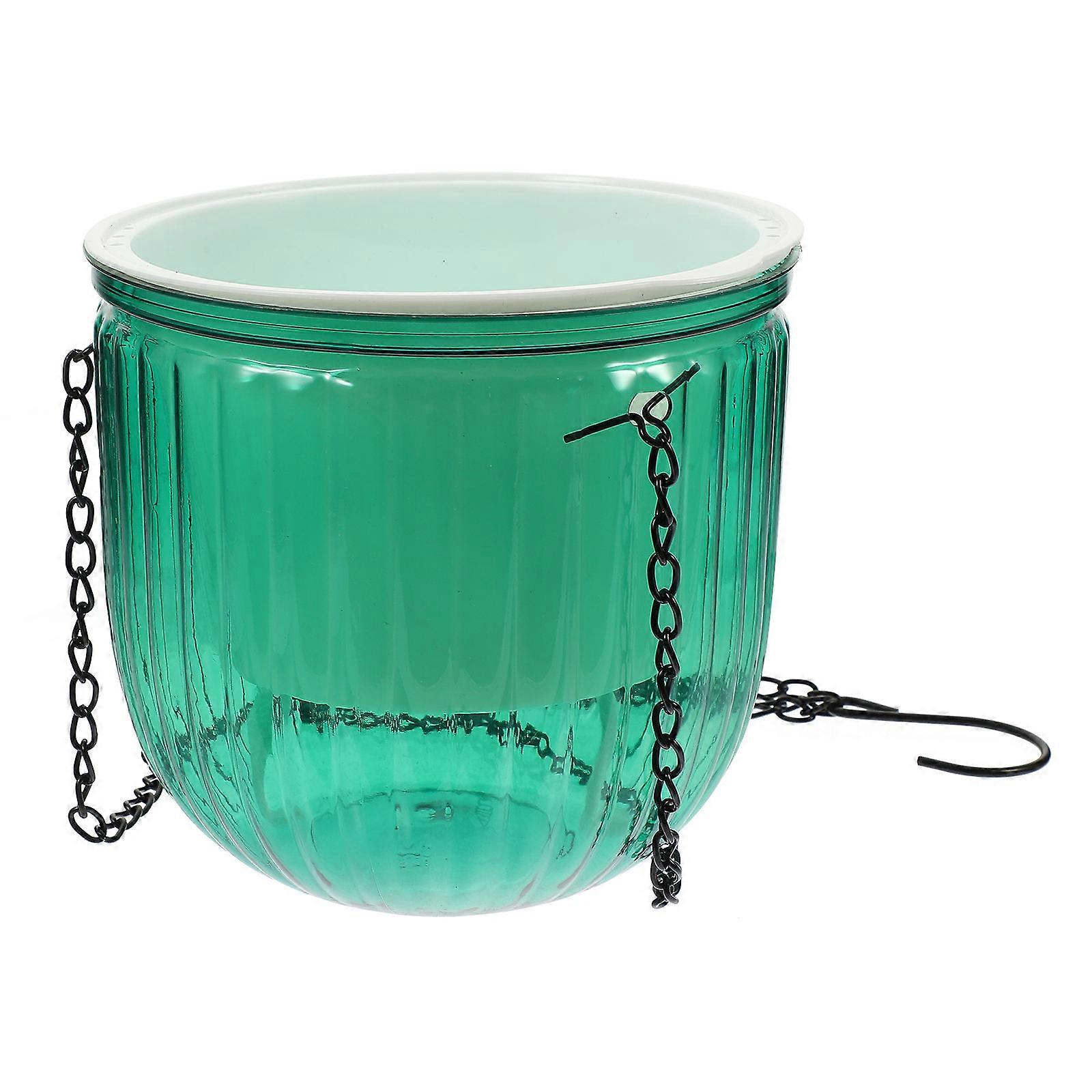 Automatic Watering Planter Green Hanging Flower Pot for Indoor Use