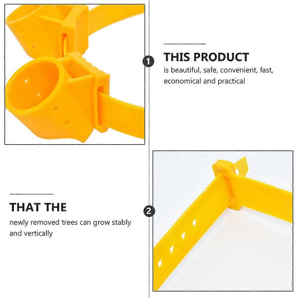 Yellow Cup Fixator for Tree Fixing with 10Pcs Set