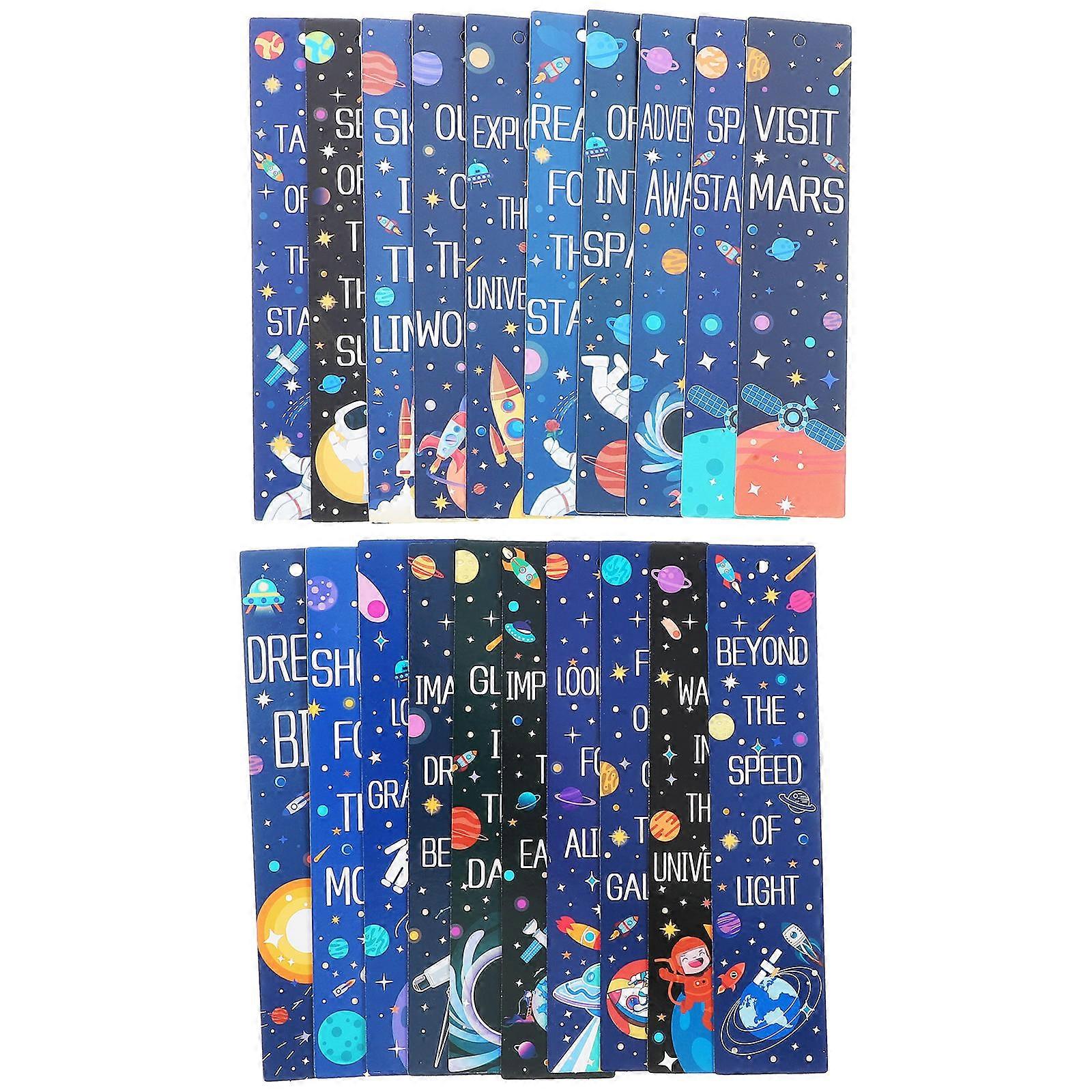 Theme 20Pcs Bookmarks for Kids Reading Gift Set
