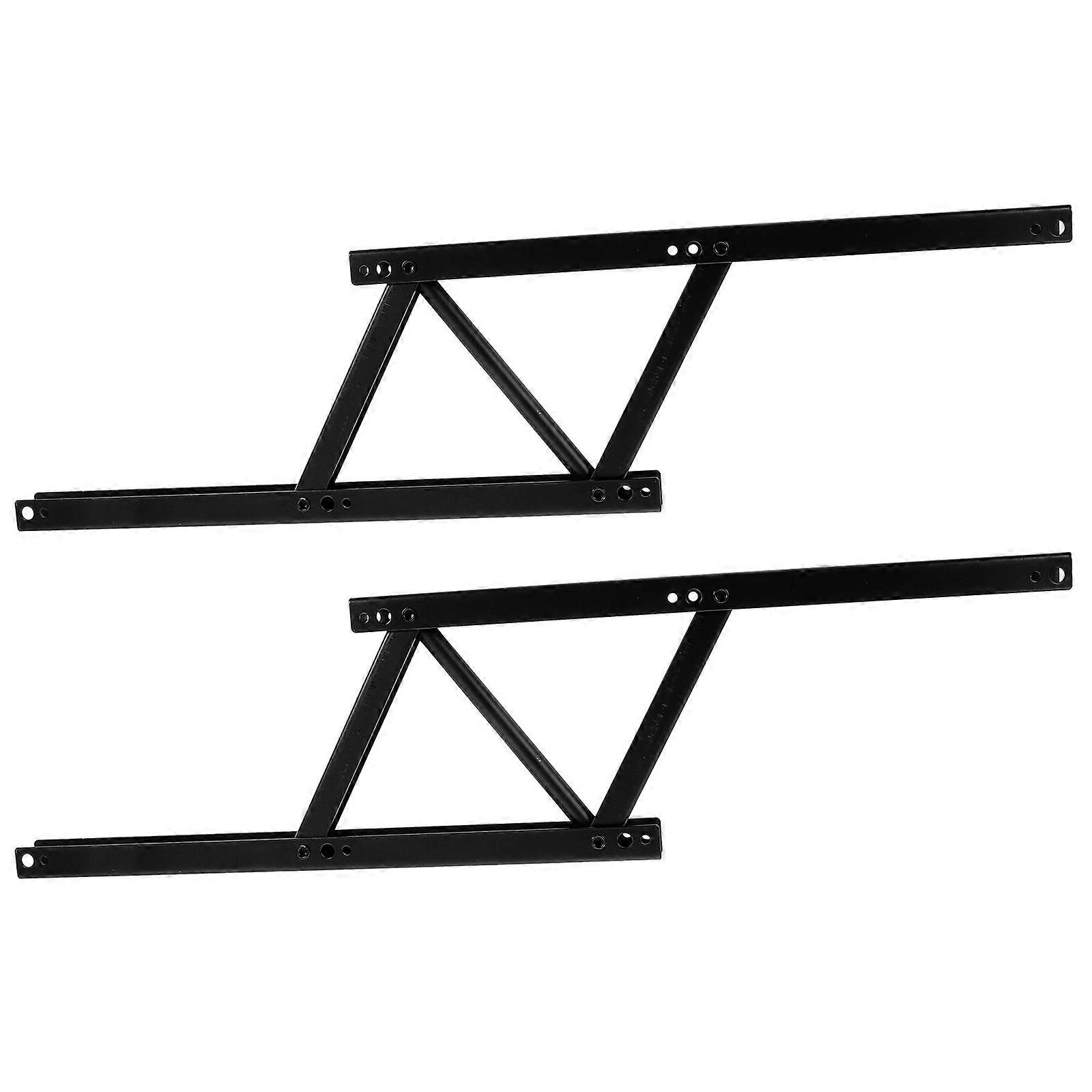 2pcs Lift And Up Hinge Spring Loaded Hinge Tea Table Pull Out Shelf Hardware