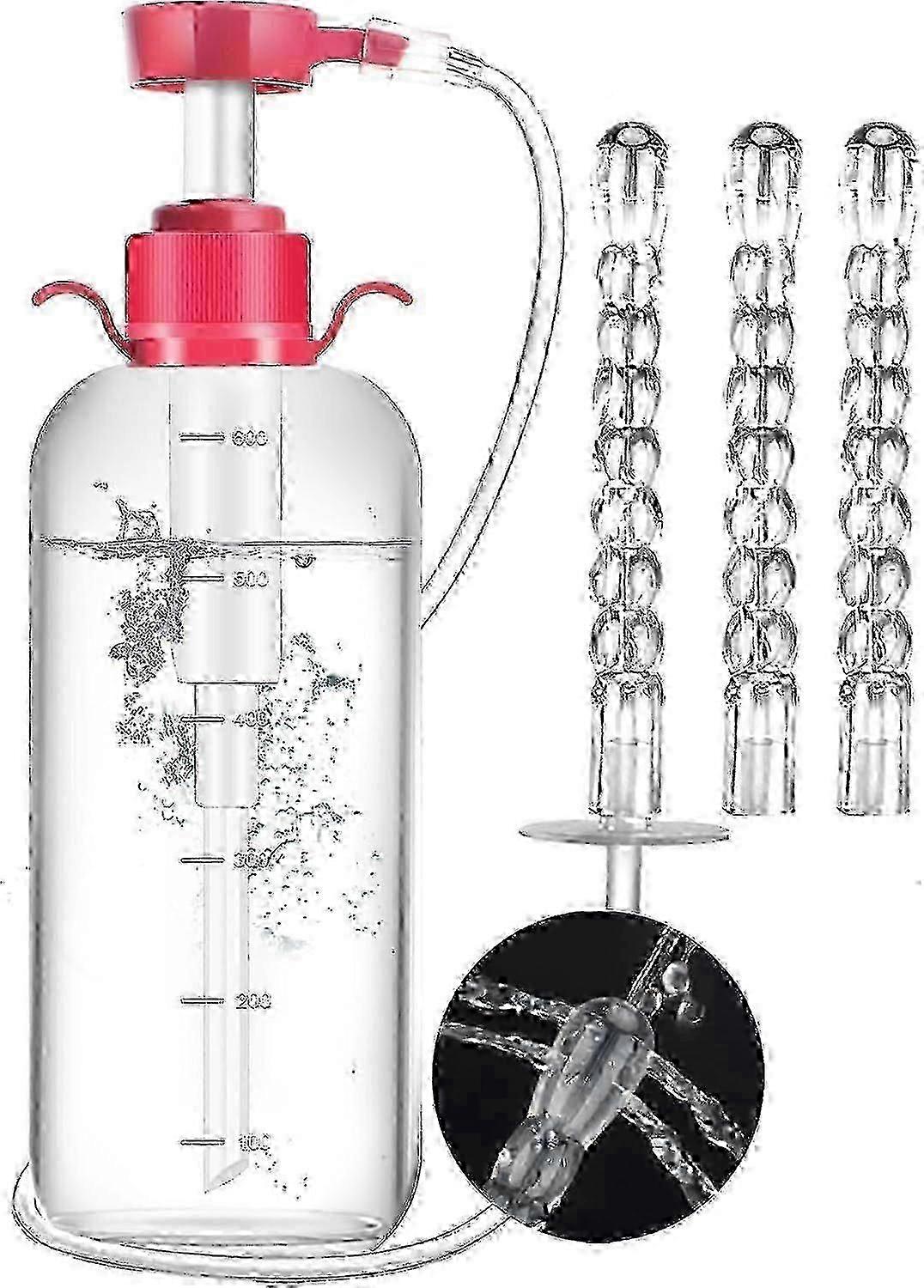 Anal Irrigation Kit for Safe Colon Cleansing with Anti Back-Flow Valve