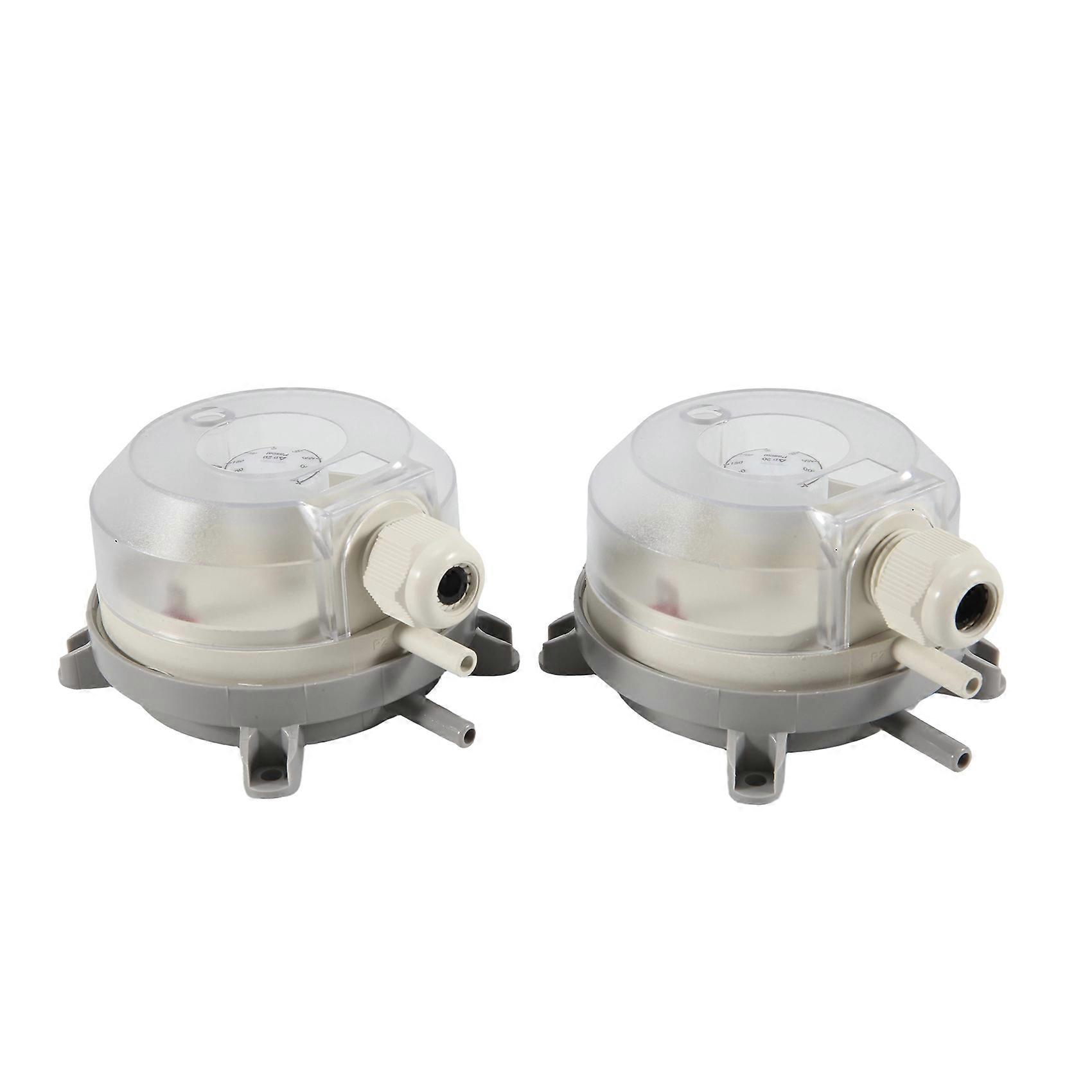 2X Differential Pressure Switch 50-500Pa Adjustable - Pressure Switch