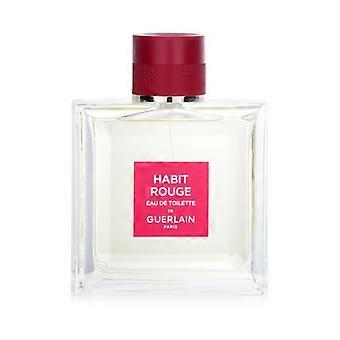 Guerlain - Habit Rouge Eau De Toilette Spray 100ml/3.3oz