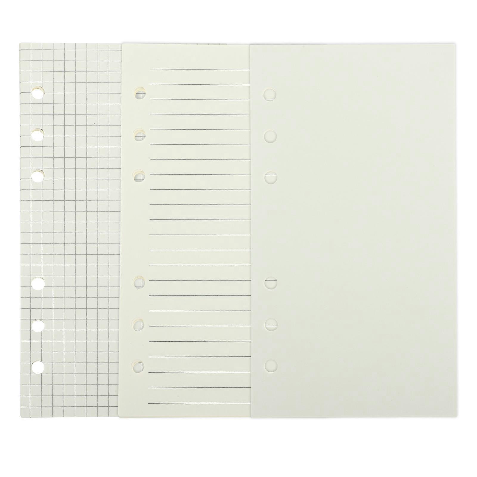 Binder Refills Paper for Notebook Use 2Pcs Loose Leaf Notepad Replacement Refills