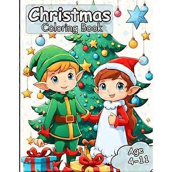 Julefargeleggingsbok for barn i alderen 4–12 år (Magic Brush Creations): Fantastisk julefargeleggingsbok for barn.
