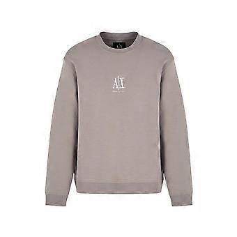 Men's Armani Exchange | Ax Xm000368 Af10818 Girocollo A|x Centre Logo Sweat Top