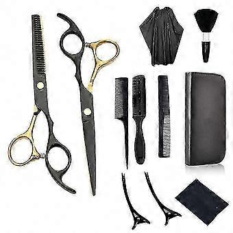 Professional Hair Cutting Scissors Kit with Thinning Shears for Barbers