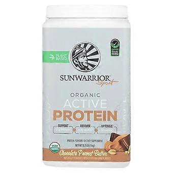 Sunwarrior, Sport, Organic Active Protein, Chocolate Peanut Butter, 2.2 lb (1 kg)
