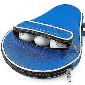 Racket Carry Bag With Ball Storage Pocket Table Tennis Racket Case Cover Waterproof Inner Liner Protection-Good