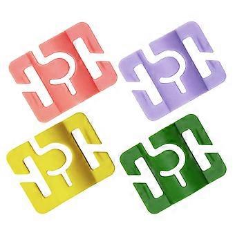 Hundekotbeutelclip, Hundekotbeutelhalter, freihändig, 4 Stück, verschiedene Farben, Kunststoff