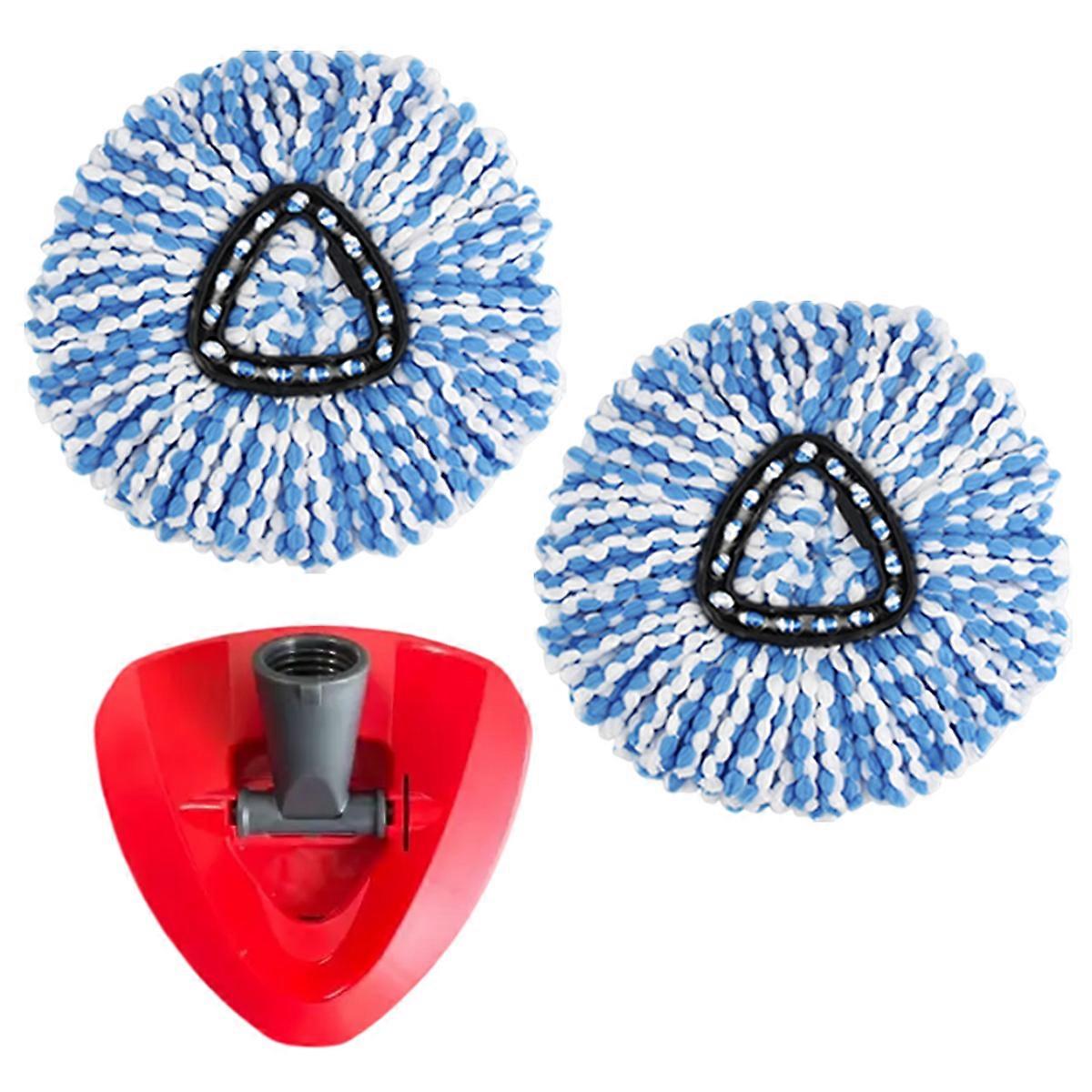Perfect Fit for Triangle Spin Mop, Superior Decontamination Ability, Built with Triangular Rotation Design and Replaceable Mop Head for Reliable