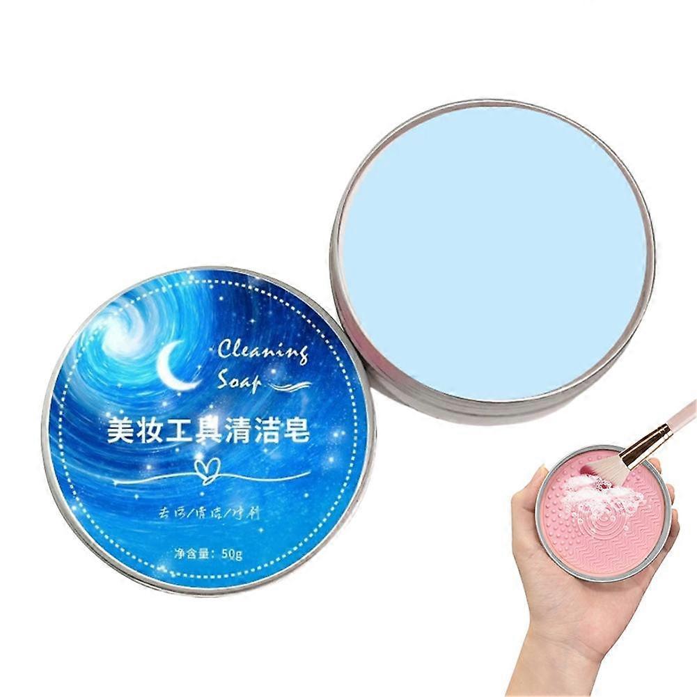 Makeup Brush Cleaner Soap Solid-Brush Cleaning Mat Tool F1H2