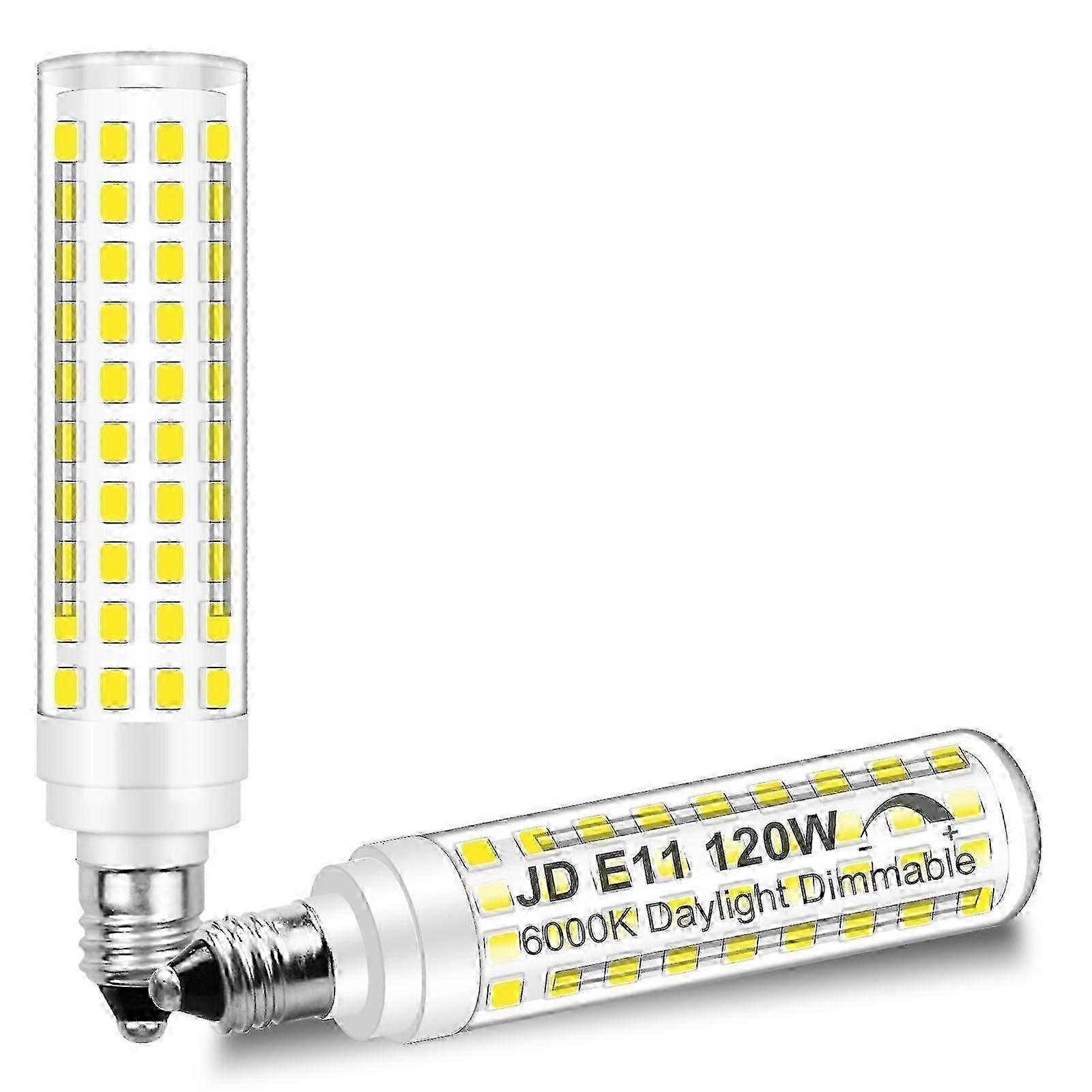 E11 LED Bulbs Daylight White Dimmable 2 Pack