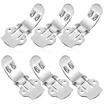 25 Pcs Shoe Clips Blank Stainless Steel Shoe Clamps Shoe Buckles for DIY Shoe Supplies