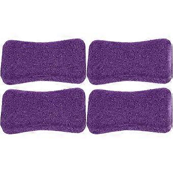 4pcs Pumice Stone Pedicure Scrub Dead Skins Remover Foot Pedicure Salon Foot Pumice Foot Washer Foot Skin Cleaner Dog Trimmers Clippers Professional F