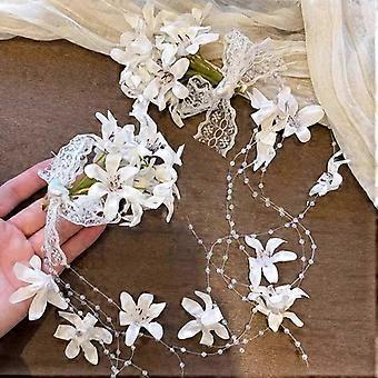 Sweet Temperament Flower Tassels Hair Clip For Women Girls Elegant Fashion Hair Claw Versatile Fairy Hair Accessories Gifts